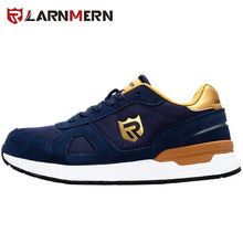 Load image into Gallery viewer, LARNMERN Men's Work Safety Shoes Steel Toe Construction Sneaker Breathable Lightweight Anti-smashing Anti-static Non-slip shoe