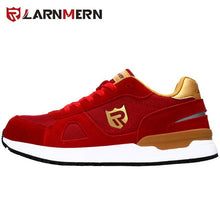 Load image into Gallery viewer, LARNMERN Men's Work Safety Shoes Steel Toe Construction Sneaker Breathable Lightweight Anti-smashing Anti-static Non-slip shoe