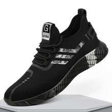 Load image into Gallery viewer, Breathable Men's Safety Shoes Boots With Steel Toe Cap Casual Men's Boots Work Indestructible Shoes Puncture-Proof Work Sneakers