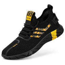 Load image into Gallery viewer, Breathable Men's Safety Shoes Boots With Steel Toe Cap Casual Men's Boots Work Indestructible Shoes Puncture-Proof Work Sneakers
