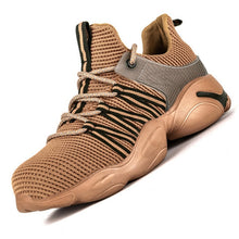 Load image into Gallery viewer, Breathable Men's Safety Shoes Boots With Steel Toe Cap Casual Men's Boots Work Indestructible Shoes Puncture-Proof Work Sneakers