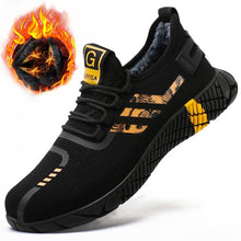 Load image into Gallery viewer, Breathable Men's Safety Shoes Boots With Steel Toe Cap Casual Men's Boots Work Indestructible Shoes Puncture-Proof Work Sneakers