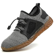 Load image into Gallery viewer, Breathable Men's Safety Shoes Boots With Steel Toe Cap Casual Men's Boots Work Indestructible Shoes Puncture-Proof Work Sneakers