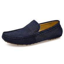 Laden Sie das Bild in den Galerie-Viewer, Mens loafers, casual breathable leather slip on shoes