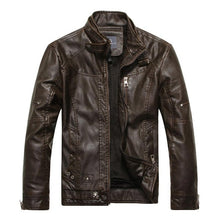 Load image into Gallery viewer, Mens  Special Design Vintage Leather Coats