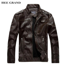 Load image into Gallery viewer, Mens fashion epaulet style design Leather Coats