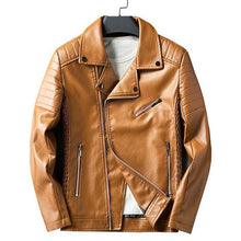 Load image into Gallery viewer, Mens fashion vintage style motorcycle jackets