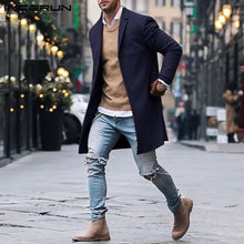 Charger l'image dans la galerie, Classic Long Coat Outwear  Men Clothes