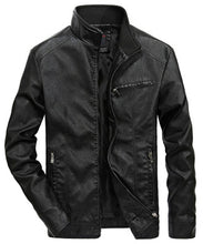 Load image into Gallery viewer, Men's clothing  casual motorcycle leather jackets