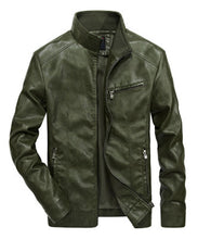 Load image into Gallery viewer, Men's clothing  casual motorcycle leather jackets