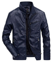 Load image into Gallery viewer, Men's clothing  casual motorcycle leather jackets