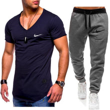 Carica l'immagine nel visualizzatore di Gallery, Mens sportswears 1 Set,  T shirt + pant