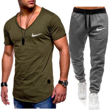 Carica l'immagine nel visualizzatore di Gallery, Mens sportswears 1 Set,  T shirt + pant