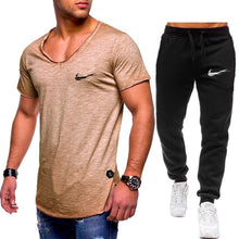 Carica l'immagine nel visualizzatore di Gallery, Mens sportswears 1 Set,  T shirt + pant