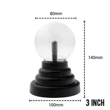 Load image into Gallery viewer, Novelty Magic Plasma Ball Light Electric Lamp Night Light 3 4 5 6 Inch Table Lights Sphere Christmas Kids Gift Glass Plasma Lamp