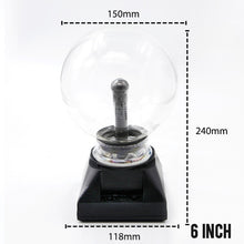 Load image into Gallery viewer, Novelty Magic Plasma Ball Light Electric Lamp Night Light 3 4 5 6 Inch Table Lights Sphere Christmas Kids Gift Glass Plasma Lamp