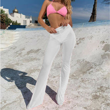 Carica l&#39;immagine nel visualizzatore di Gallery, Summer Women See-Through Bikini Cover Up Sexy Long Pant Mesh Fishnet Bottom Cover Ups Ladies Fashion Swimwear Bathing