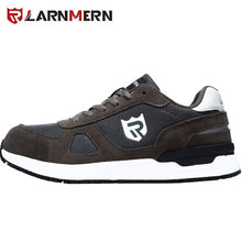 Load image into Gallery viewer, LARNMERN Men&#39;s Work Safety Shoes Steel Toe Construction Sneaker Breathable Lightweight Anti-smashing Anti-static Non-slip shoe