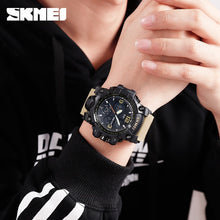 Load image into Gallery viewer, Mens Watches Fashion Sports Military Quartz Digital Waterproof Swim Stopwatch Wristwatches Clock Women Watch relogio masculino