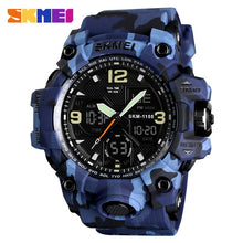 Load image into Gallery viewer, Mens Watches Fashion Sports Military Quartz Digital Waterproof Swim Stopwatch Wristwatches Clock Women Watch relogio masculino