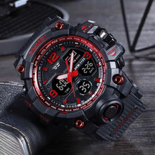 Load image into Gallery viewer, Mens Watches Fashion Sports Military Quartz Digital Waterproof Swim Stopwatch Wristwatches Clock Women Watch relogio masculino