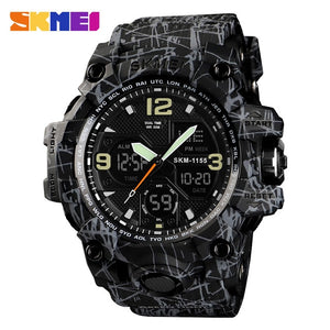 Mens Watches Fashion Sports Military Quartz Digital Waterproof Swim Stopwatch Wristwatches Clock Women Watch relogio masculino