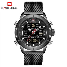 Load image into Gallery viewer, NAVIFORCE Men&#39;s Watch Luxury Brand Men Military Sports Watches Quartz Digital Analog Dual Display Waterproof Wrist watch For Men