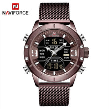 Load image into Gallery viewer, NAVIFORCE Men&#39;s Watch Luxury Brand Men Military Sports Watches Quartz Digital Analog Dual Display Waterproof Wrist watch For Men