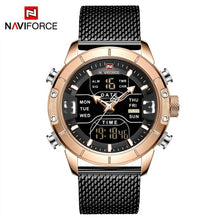 Load image into Gallery viewer, NAVIFORCE Men&#39;s Watch Luxury Brand Men Military Sports Watches Quartz Digital Analog Dual Display Waterproof Wrist watch For Men