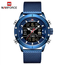 Load image into Gallery viewer, NAVIFORCE Men&#39;s Watch Luxury Brand Men Military Sports Watches Quartz Digital Analog Dual Display Waterproof Wrist watch For Men