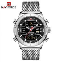 Load image into Gallery viewer, NAVIFORCE Men&#39;s Watch Luxury Brand Men Military Sports Watches Quartz Digital Analog Dual Display Waterproof Wrist watch For Men