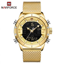 Load image into Gallery viewer, NAVIFORCE Men&#39;s Watch Luxury Brand Men Military Sports Watches Quartz Digital Analog Dual Display Waterproof Wrist watch For Men