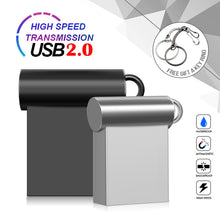 Load image into Gallery viewer, New Super Mini Metal Usb Flash Drive 4G 8G 16G Pen Drive 32GB High Speed Memory Stick U Disk 64G Pendrive 2.0 Memoria Usb
