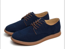 Load image into Gallery viewer, Mens oxfords flats casual vintage shoes