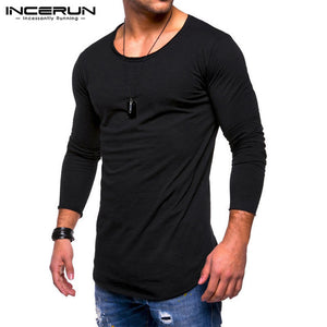 Men's T-Shirts Long Sleeve Clothing Casual  Bodybuilding