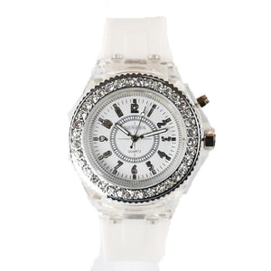 LED fashion womens  luminous  wristwatch casual