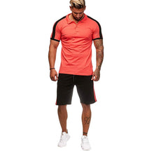 Load image into Gallery viewer, Sports wear set, T shirt+shorts mens outer wear casual