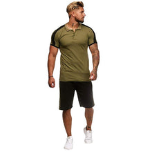 Load image into Gallery viewer, Sports wear set, T shirt+shorts mens outer wear casual