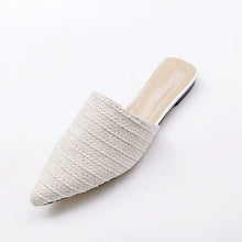 Load image into Gallery viewer, Womens Pointed Toe Flat casual Slippers