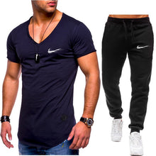 Load image into Gallery viewer, Mens sportswears 1 Set,  T shirt + pant