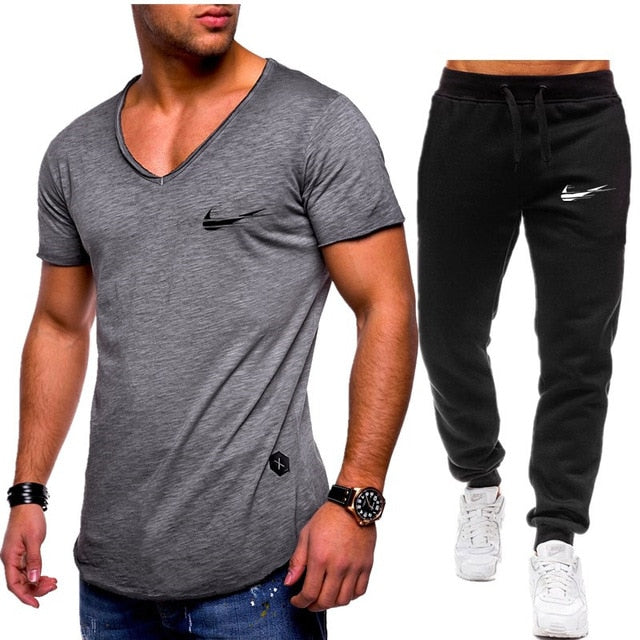 Mens sportswears 1 Set,  T shirt + pant