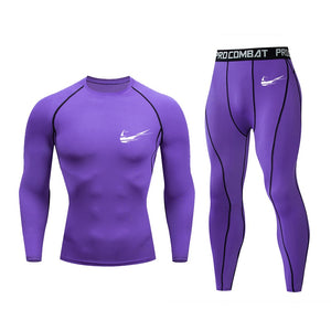 Men's Fitness Sets, t shirt +pant